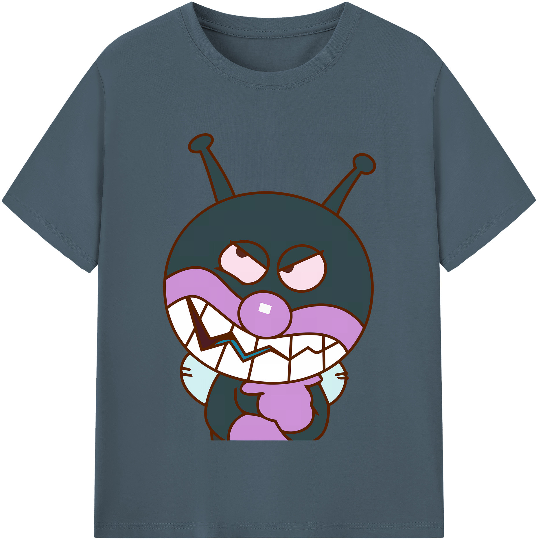 （画像用） アンパンマン Anpanman 綿100％半袖Tシャツ（フロントプリント）